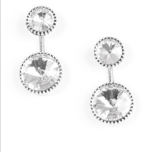 Diamond drop earrings